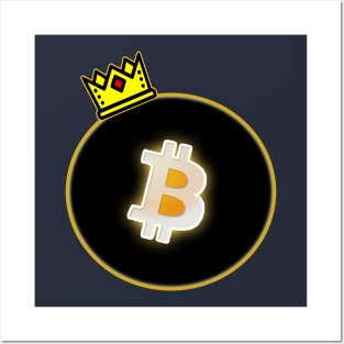 KING BITCOIN Posters and Art